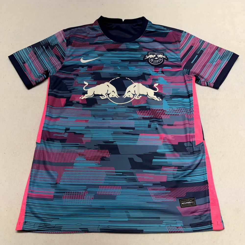 Nike RB Leipzig Soccer Football Jersey 21/22 Third Kit Red Bull Germany Mens L - Picture 1 of 16